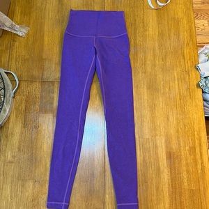 Purple full length lululemon leggings
